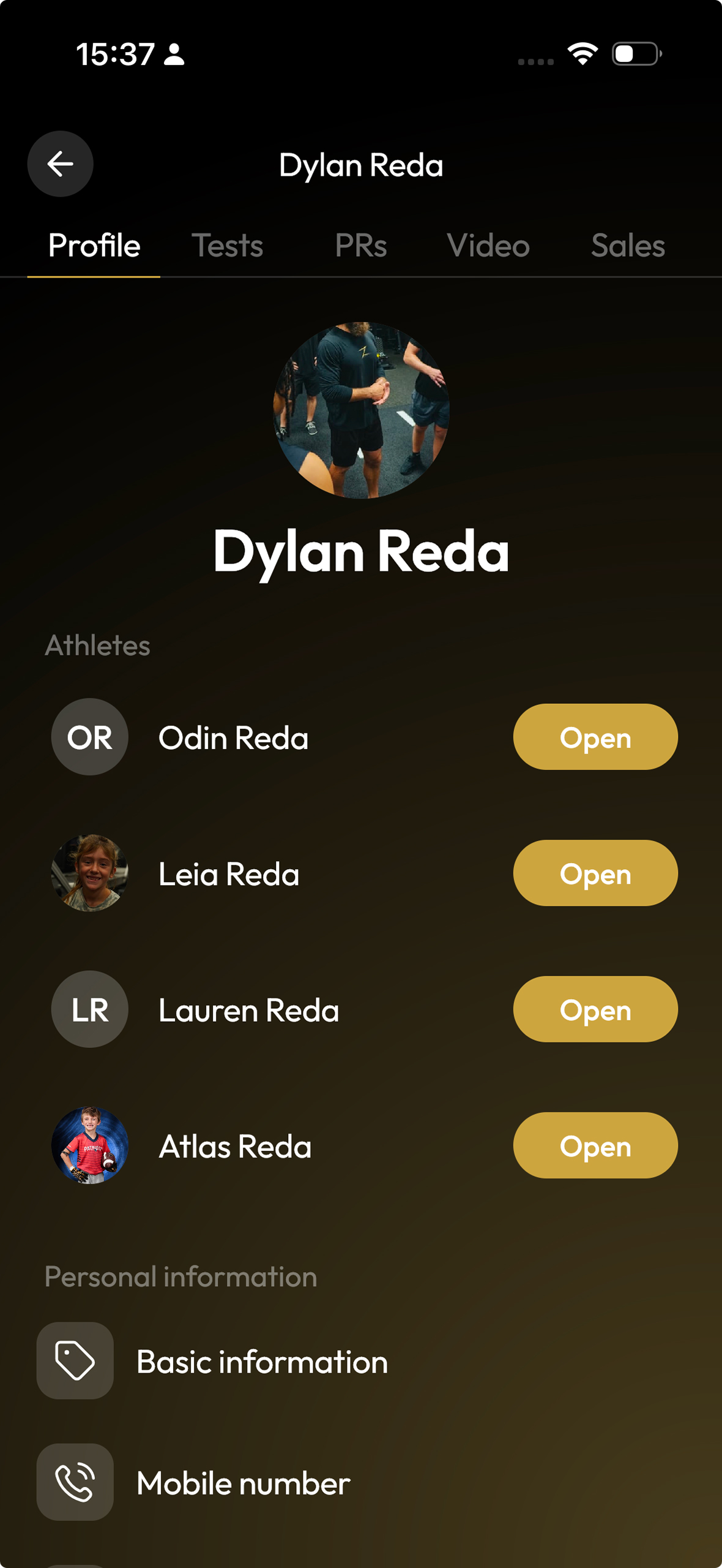 ZathleteZ app screen 3