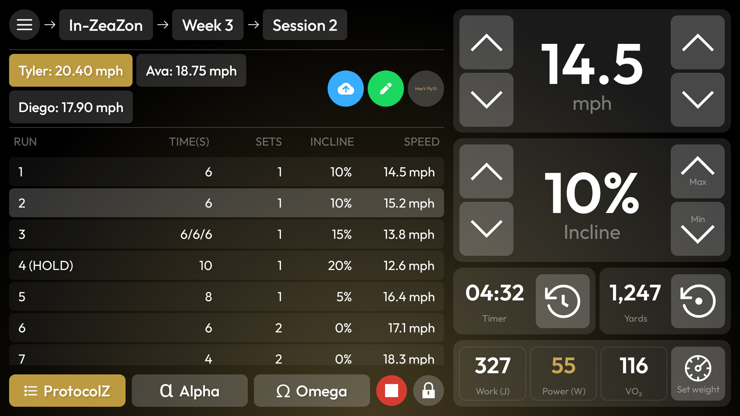 ZtreadZ app screen 1